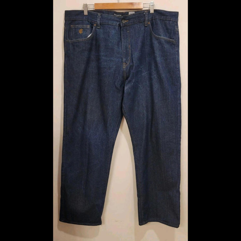 Vtg Rocawear Jeans Men's 42x34 Y2k Baggy Grunge Skater Street Dark Wash Hip Hop